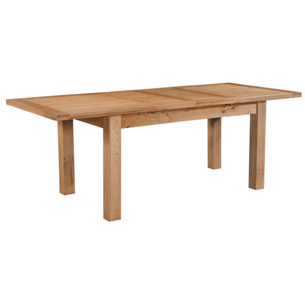 Wynyard Oak 4ft Extending Dining Table With 2 Extensions | 132 - 198cm