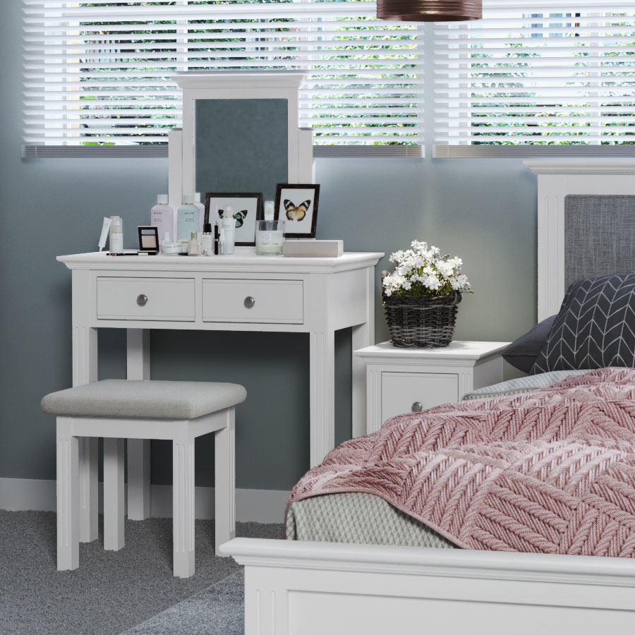 Derwent White 6 Drawer Chest Fully Assembled Free Delivery