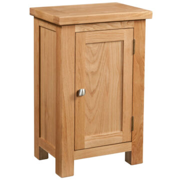 Wynyard Oak 1 Door Cupboard | Assembled