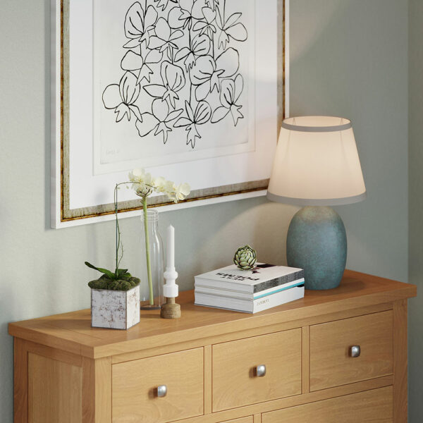 Wynyard Oak 3 Over 4 Chest | Fully Assembled
