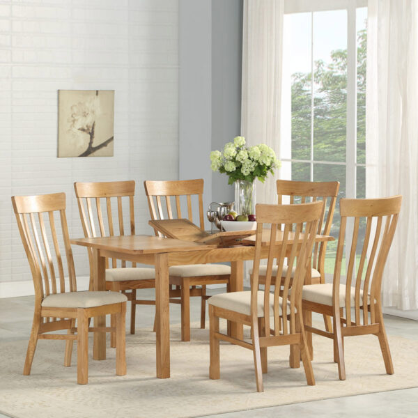Kendal Oak 4ft Extension Dining Table | 80-150cm | Waxed Finish