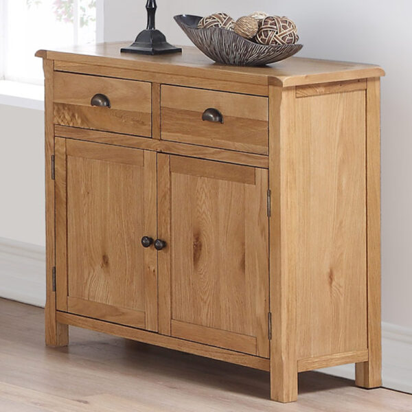 Kendal Oak Small Sideboard | Waxed Finish | Fully Assembled