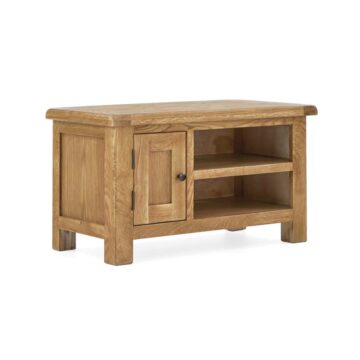 Salisbury Rustic Oak TV Stand | Wax Finish | Assembled