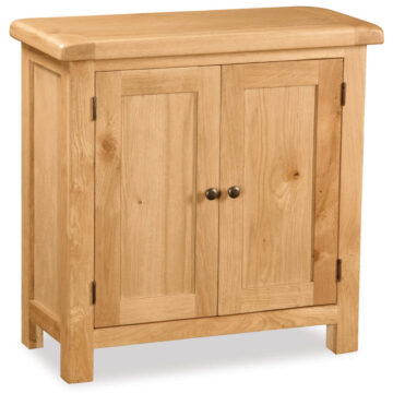 Salisbury Rustic Oak Mini Cupboard | Wax Finish