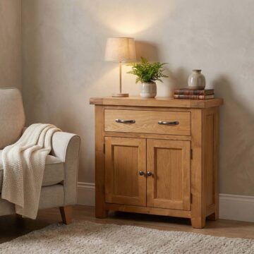Summer Waxed Oak Small Sideboard | Assembled