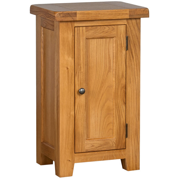 Summer Waxed Oak 1 Door Cupboard | Fully Assembled