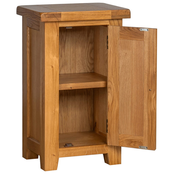 Summer Waxed Oak 1 Door Cupboard | Fully Assembled