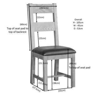 Summer Waxed Oak Dining Chair | Assembled