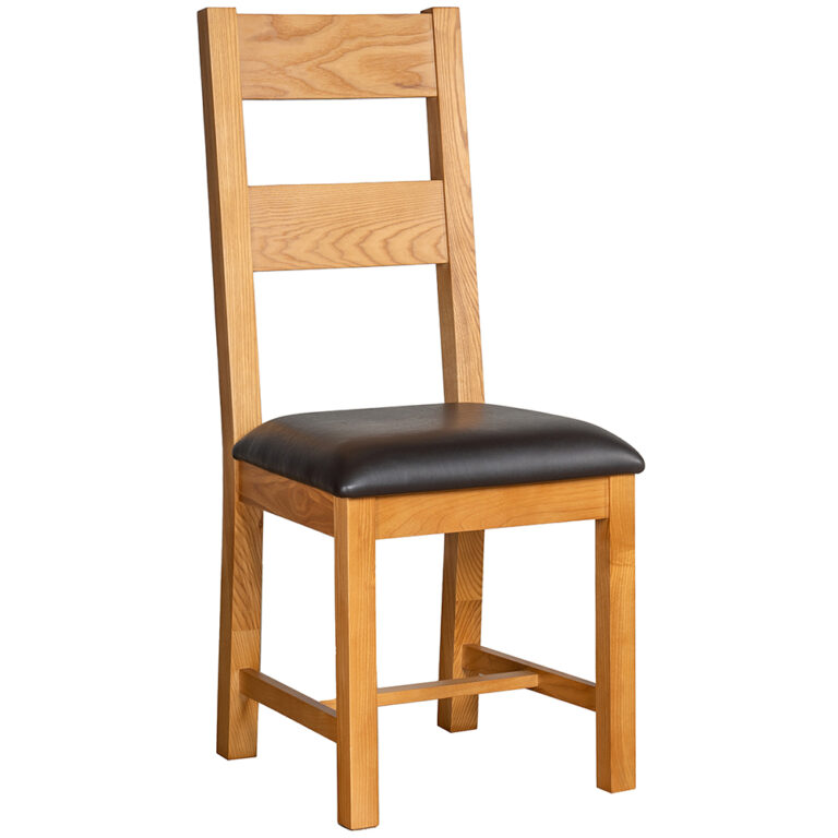 Summer Waxed Oak Dining Chair No Assembly Required