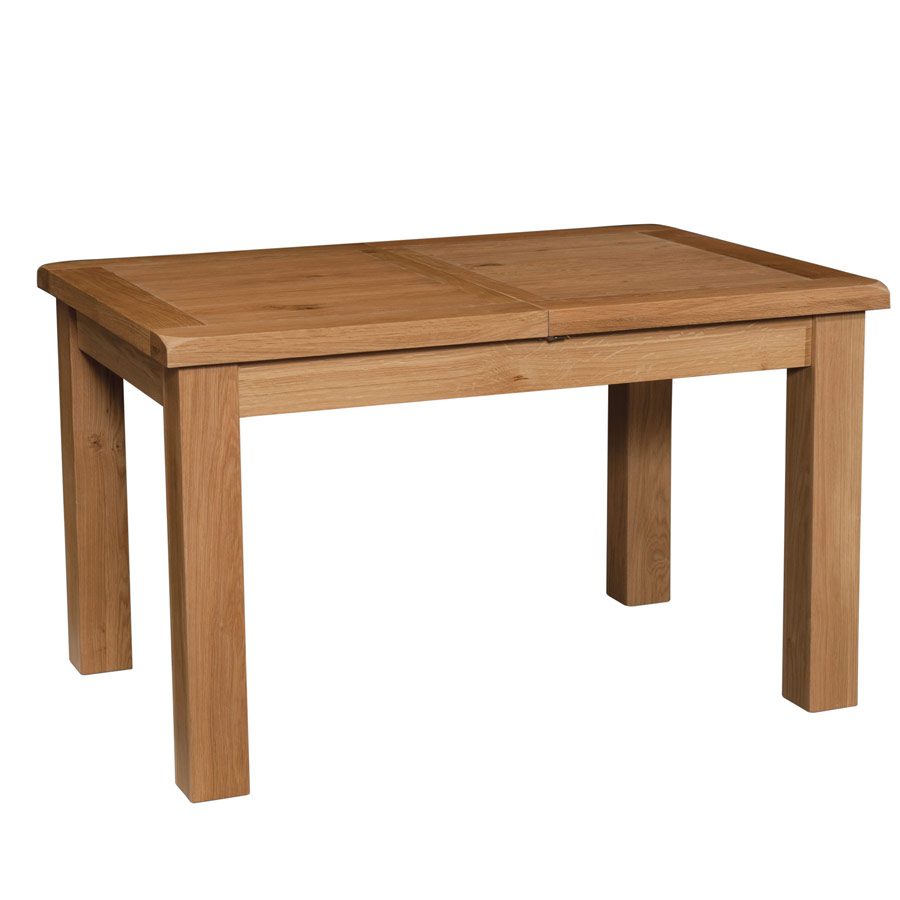 Summer Waxed Oak Dining Table No Assembly Required