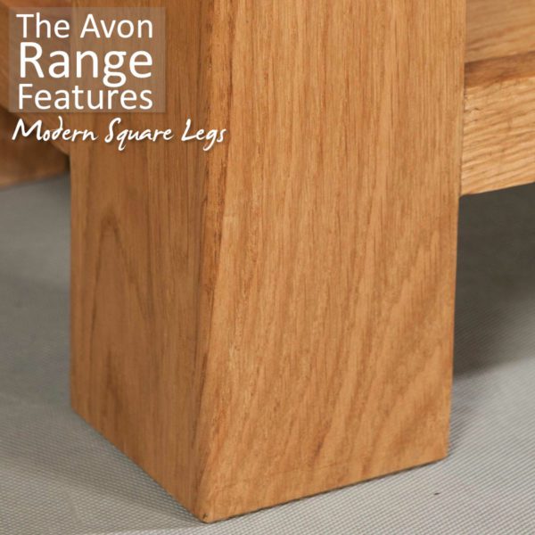 Haven Waxed Oak Lamp Table With Shelf | Fully Assembled | Clearance