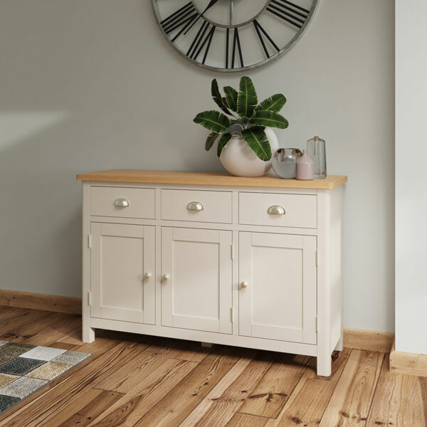 Wynyard Ivory 3 Door Sideboard | Fully Assembled