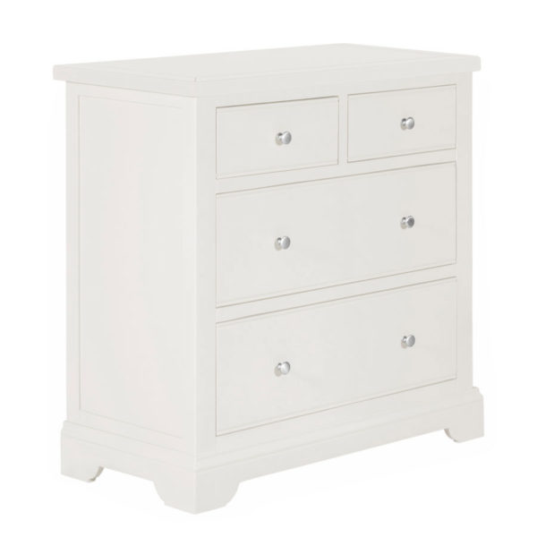 Cartmel White 2 Over 2 Chest | Fully Assembled | Clearance