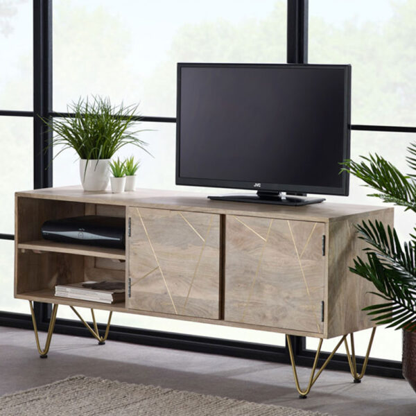 Light Gold TV Unit