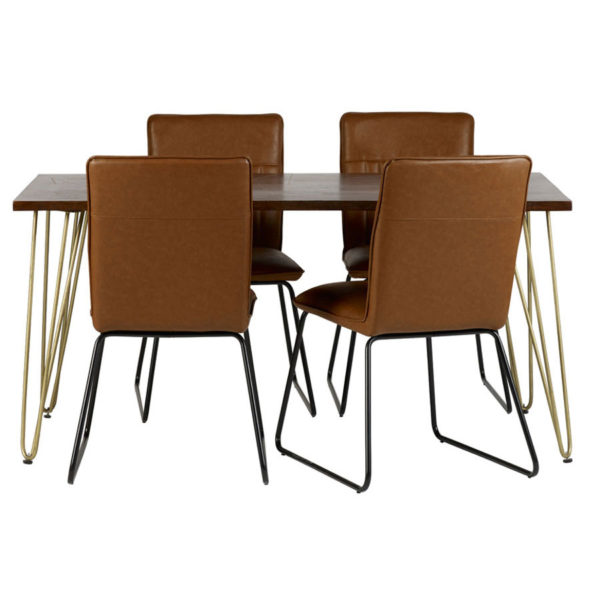 Dark Gold Dining Table