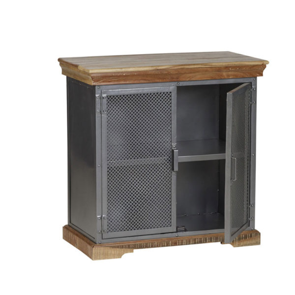Houghton Industrial Dark Grey Cupboard
