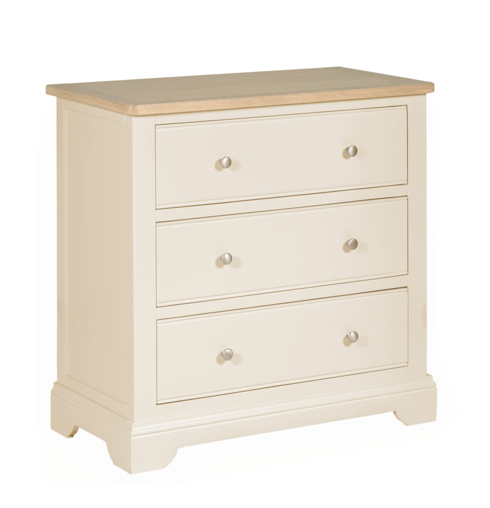 Cobblestone Grey 3 drawer chest Fully Assembled Free Delivery