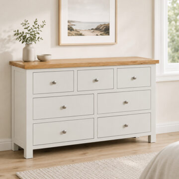 Wynyard Ivory 3 Over 4 Chest | Assembled