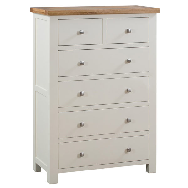 Wynyard Ivory 2 Over 4 Chest | Fully Assembled