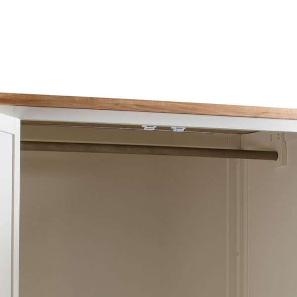 Wynyard Ivory Double Wardrobe With 2 Drawers