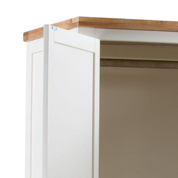 Wynyard Ivory Double Wardrobe With 2 Drawers