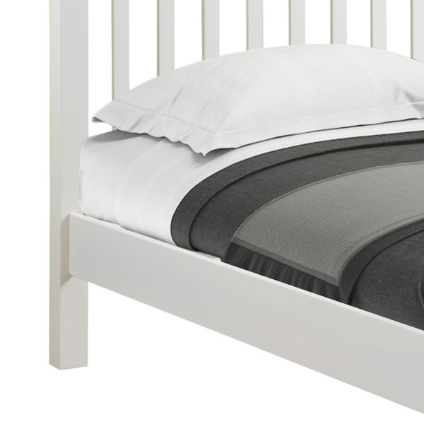 White Wynyard Ivory King Size Bed