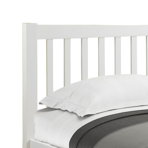 White Wynyard Ivory King Size Bed