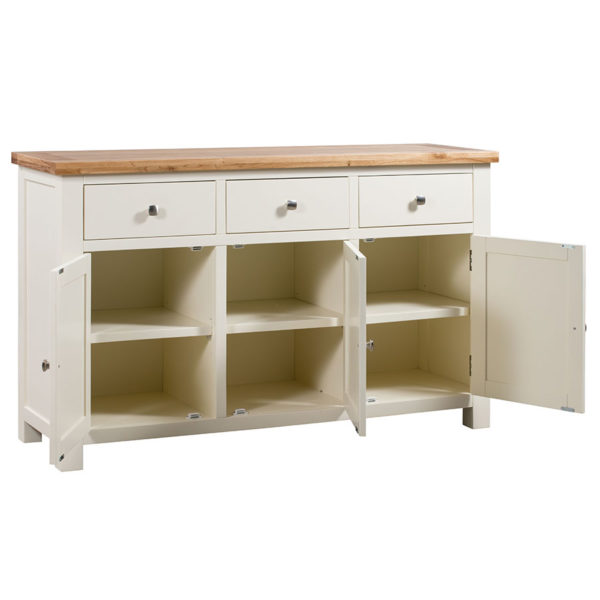 Wynyard Ivory 3 Door Sideboard | Fully Assembled
