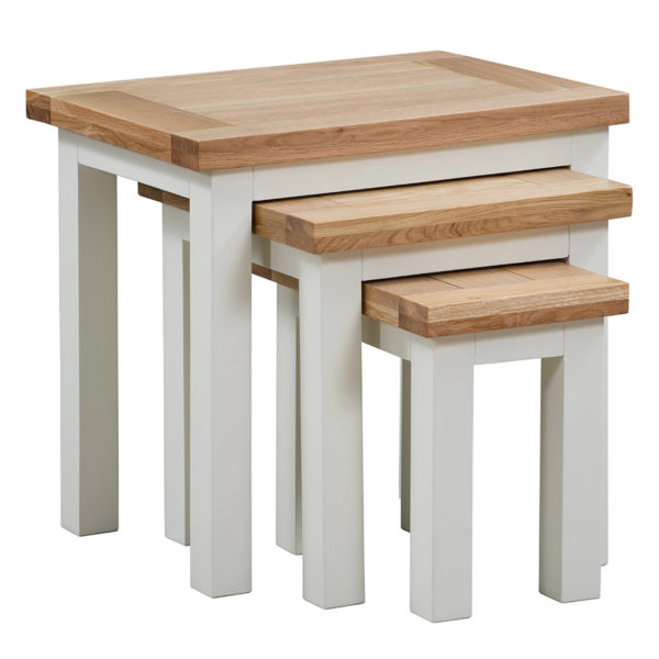 Wynyard Ivory Nest Of Tables | Fully Assembled
