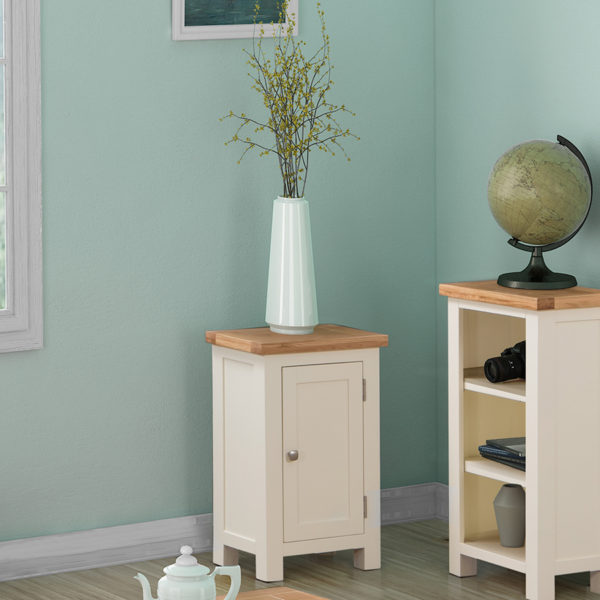 Wynyard Ivory Small Bookcase | Fully Assembled