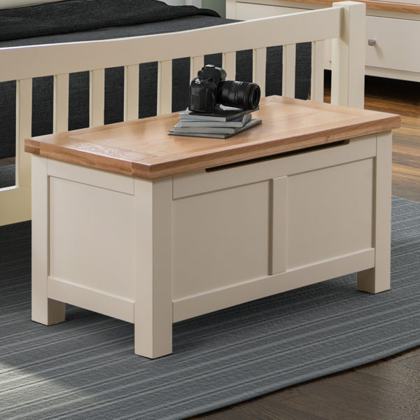 Wynyard Ivory Blanket Box | Fully Assembled