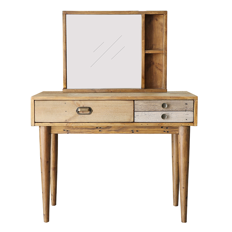 Apartment Reclaimed Pine Dressing Table Mirror Free Delivery