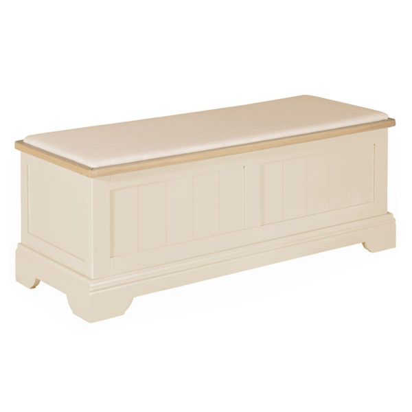 Kirkby Cobblestone Grey Blanket Box | Fully Assembled