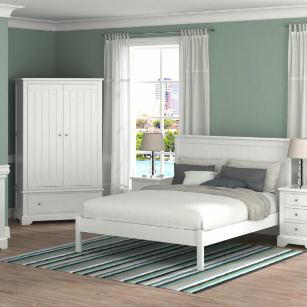 Cartmel White Single Bed Free Delivery And Returns