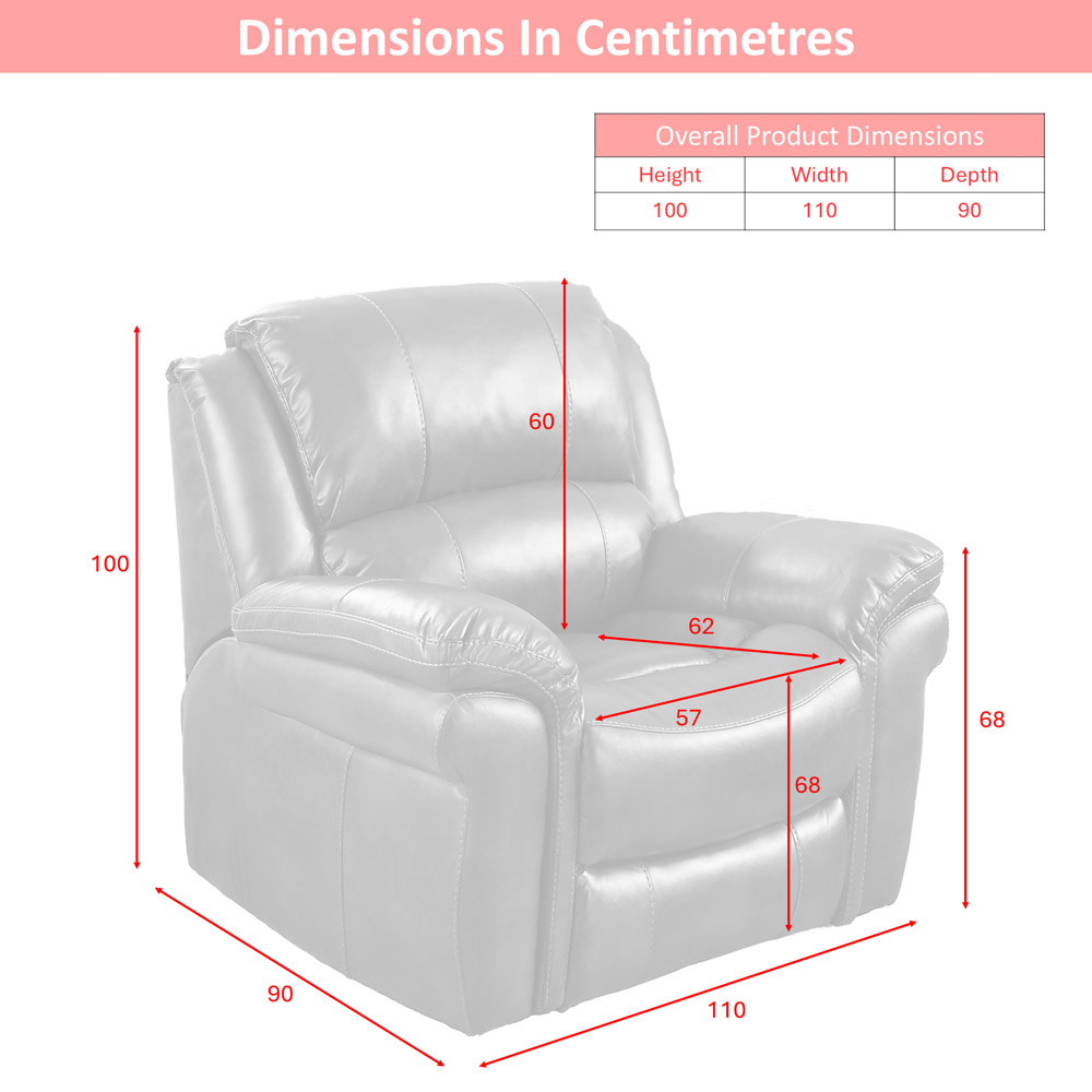 Farnham Tan Leather Armchair Electric Recliner