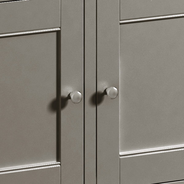Kirkby Pewter Grey 2 Door Sideboard | Fully Assembled