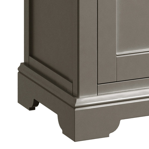 Kirkby Pewter Grey 2 Door Sideboard | Fully Assembled