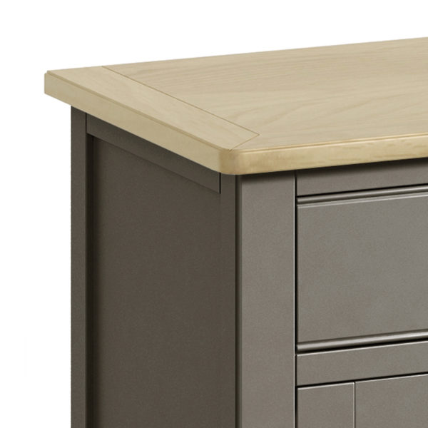 Kirkby Pewter Grey 2 Door Sideboard | Fully Assembled