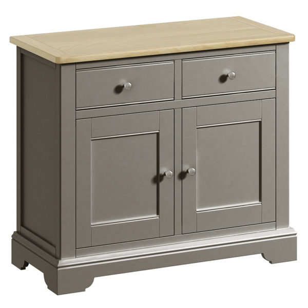 Kirkby Pewter Grey 2 Door Sideboard | Fully Assembled