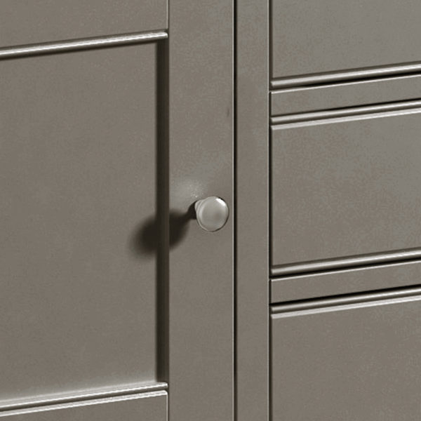 Kirkby Pewter Grey Sideboard | Fully Assembled