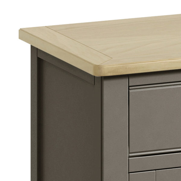 Kirkby Pewter Grey Sideboard | Fully Assembled