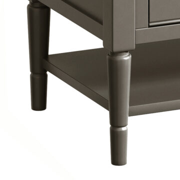Kirkby Pewter Grey 2 Drawer Coffee Table