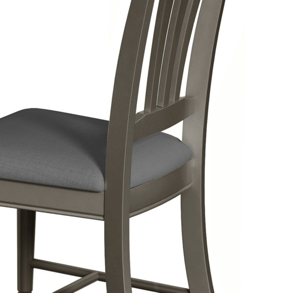 Kirkby Pewter Grey Dining Chair | Fully Assembled
