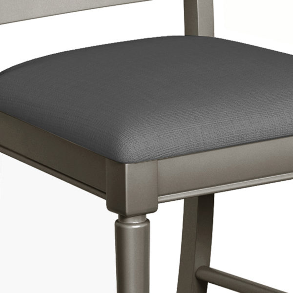 Kirkby Pewter Grey Dining Chair | Fully Assembled