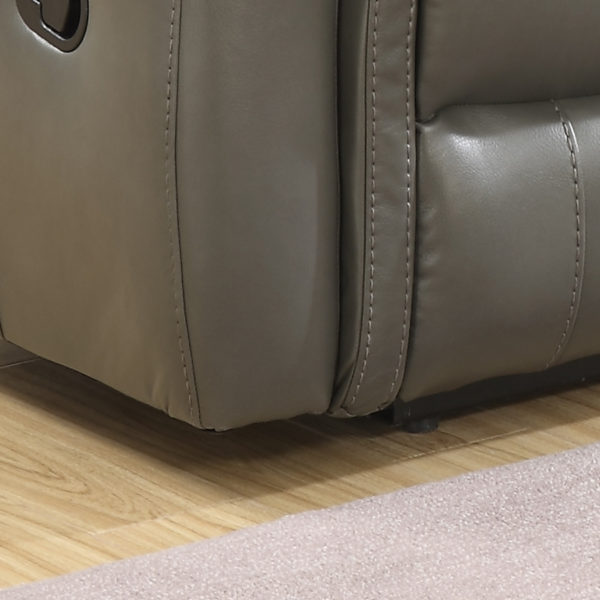 Farnham Grey Leather 3+2 Recliner Suite | Clearance