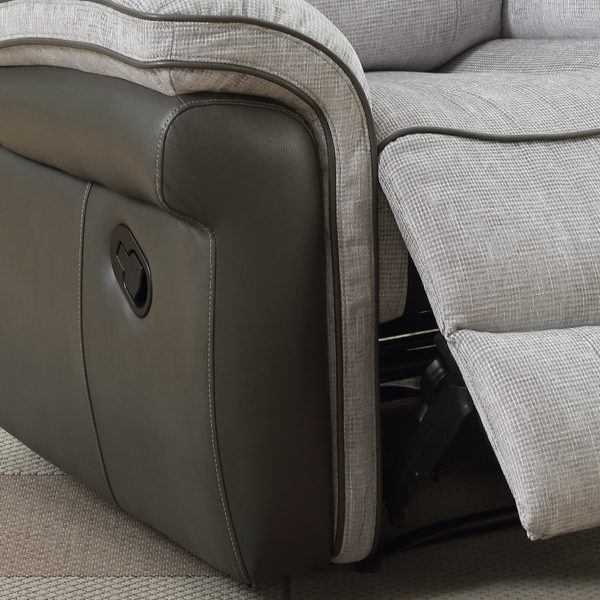 Farnham Fusion Grey Fabric Armchair Recliner | Clearance