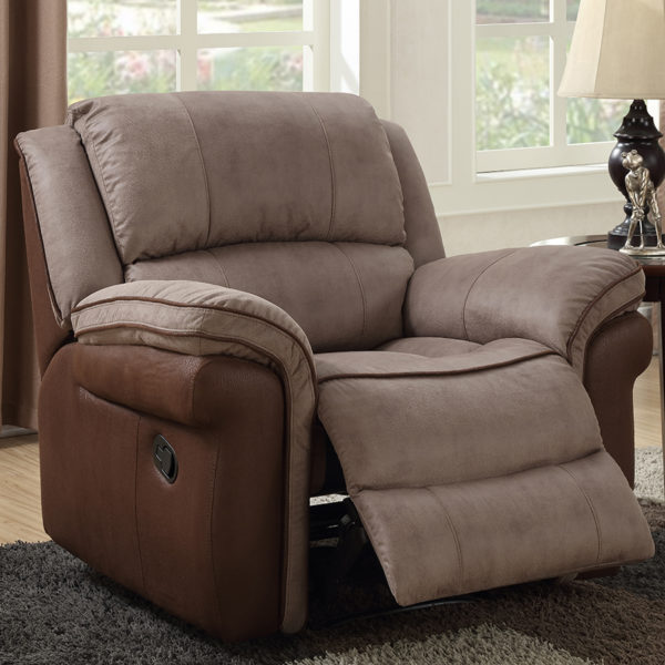 Farnham Fusion Taupe Fabric 3+1+1 Suite Recliner