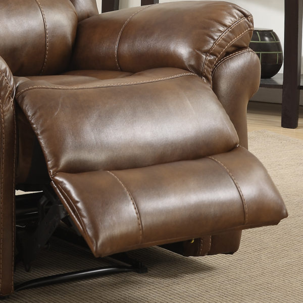 Farnham Tan Leather Armchair Electric Recliner