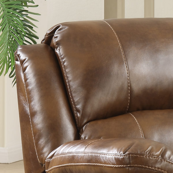 Farnham Tan Leather Armchair Electric Recliner