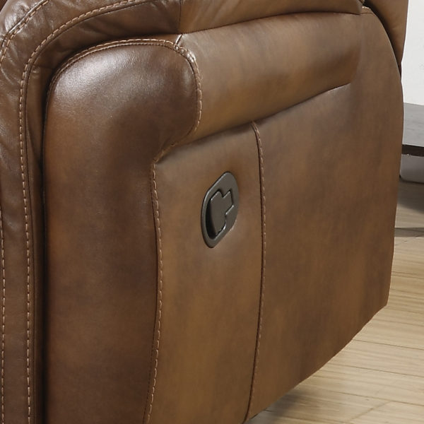 Farnham Tan Leather 3+2 Recliner Suite